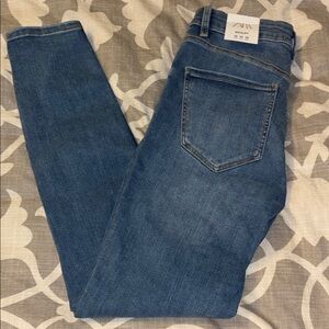 Zara Classic Blue Denim Pants